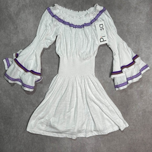 Pitusa Other - Pitusa Off Shoulder Coverup Dress Beachwear Smock Swim Size XS/S